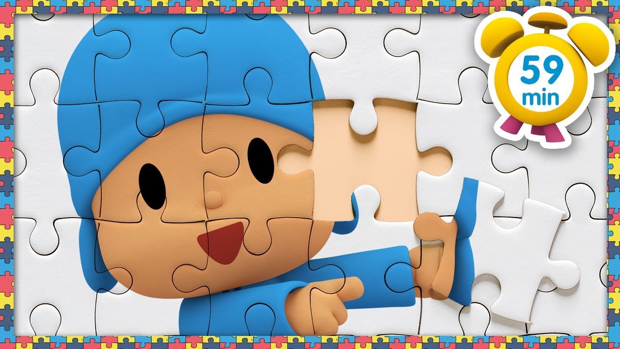 😛 POCOYO ITALIANO- Un puzzle divertente [59 min] | VIDEO e CARTONI ANIMATI per bambini