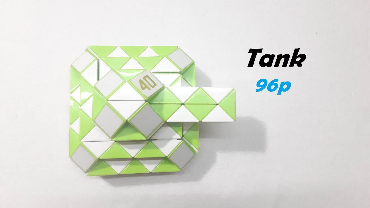 Magic Snake Puzzle or Rubik Rắn 96 Pieces - Tank