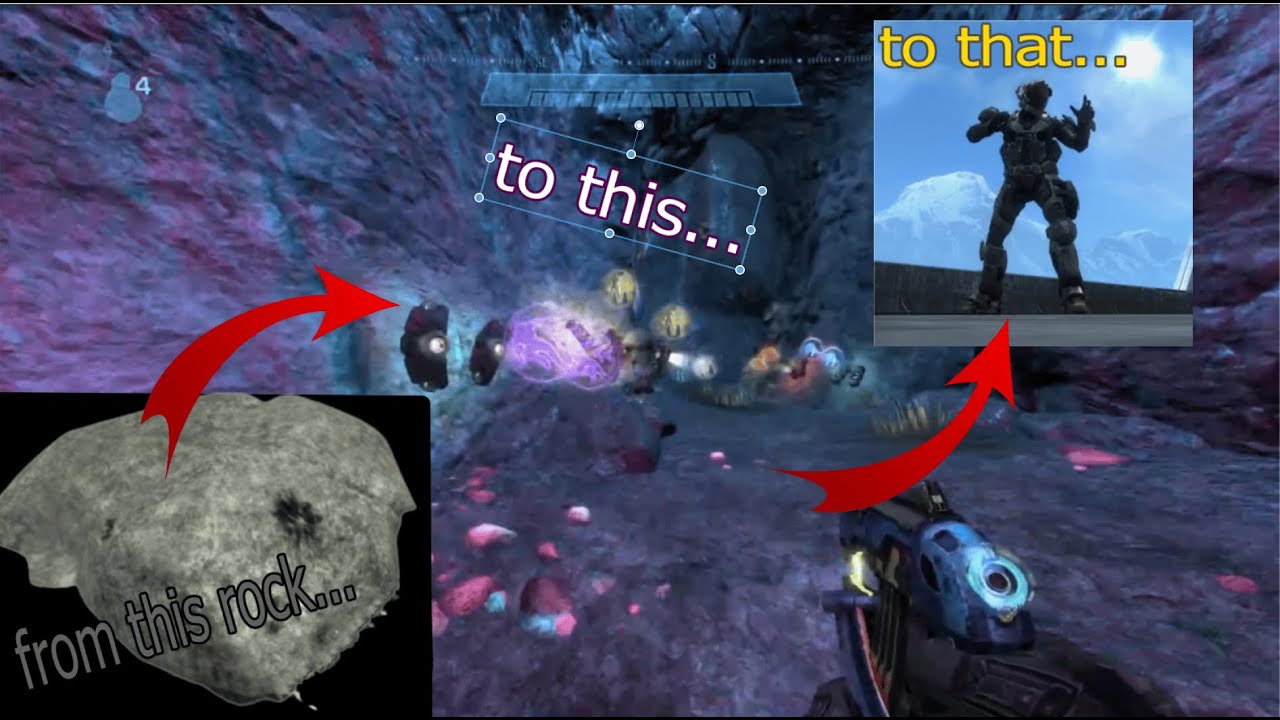 Crazy hidden loot cave inside Halo Reach assassination tower map!!!