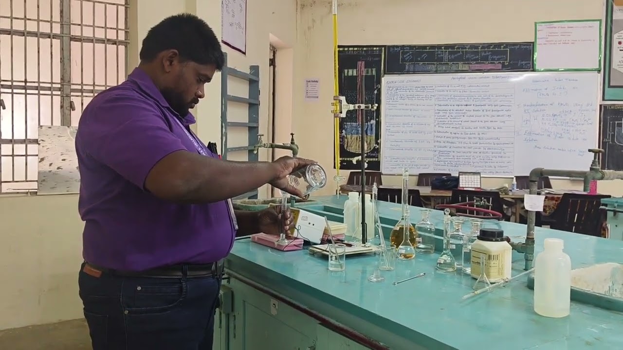 Potentiometric Redox Titration/ Estimation of Ferrous ion