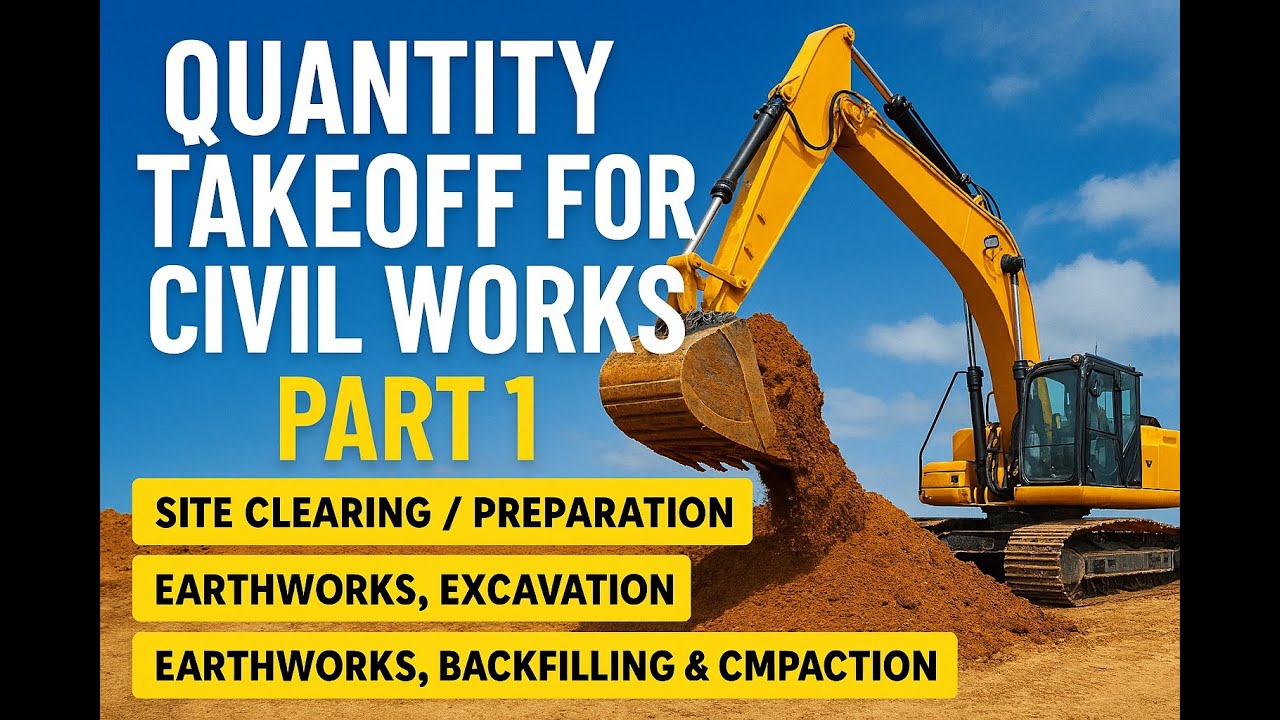 Part 1 - Quantity Takeoff for Civil Works
