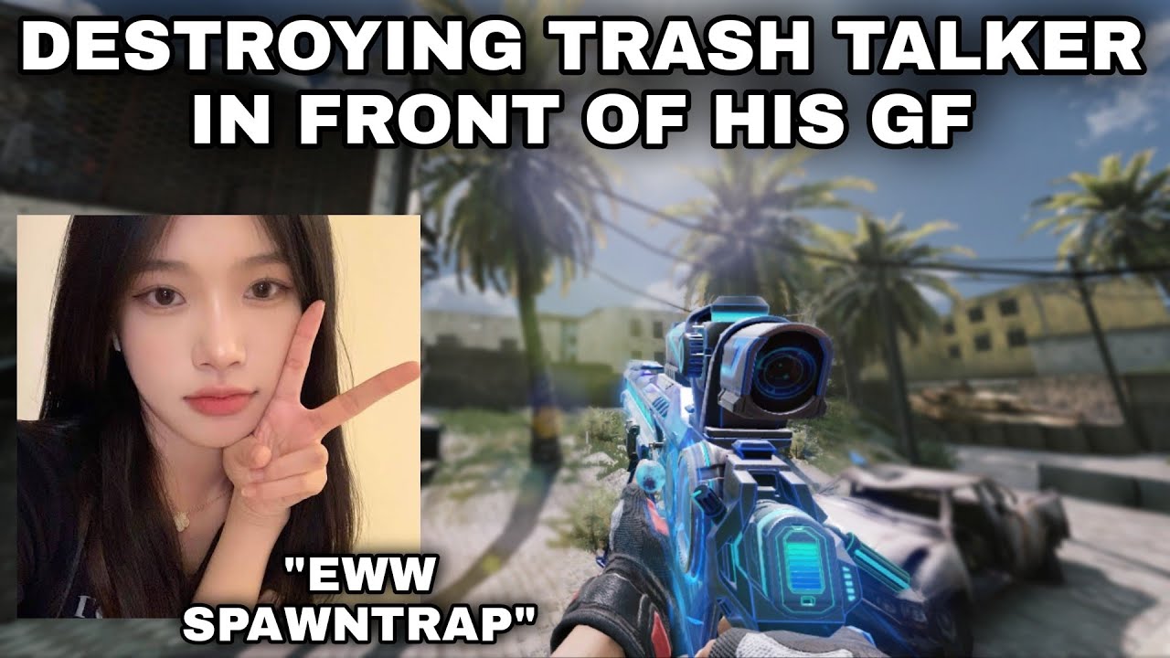 DESTROYING TRASHTALKER IN FRONT OF HIS GF...(HE CRIED)