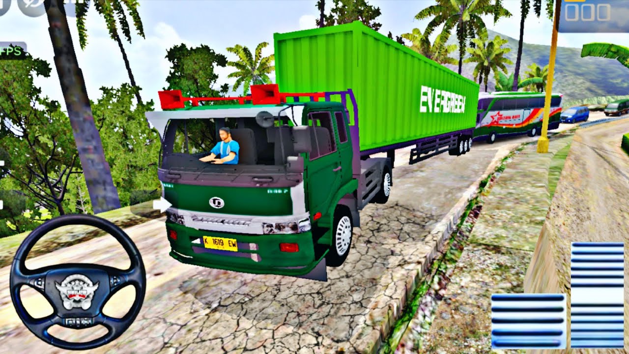 Tata sigma 5532.S trailer offroad driving in bus simulator indonesia #dumper #bussid |rokygamer2.1