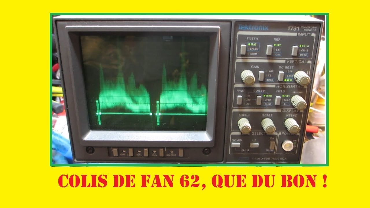 Cyrob : Colis de fan 62, Tektronix, Chauvin Arnoux et plein de composants...