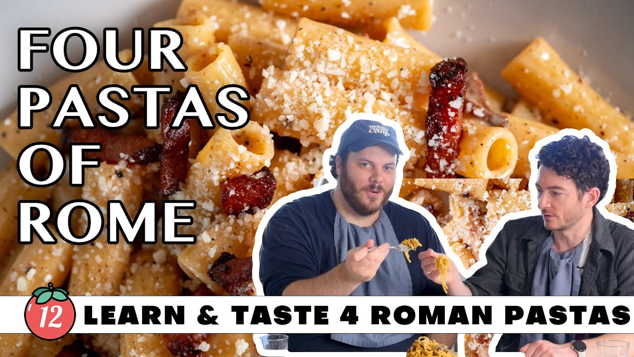 4 Pastas of Rome - Learn & Taste 4 Traditional Roman Pastas
