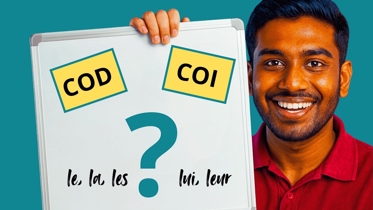 A2–B1 French Grammar | COD vs COI in Sinhala | Complément d’objet Made Simple