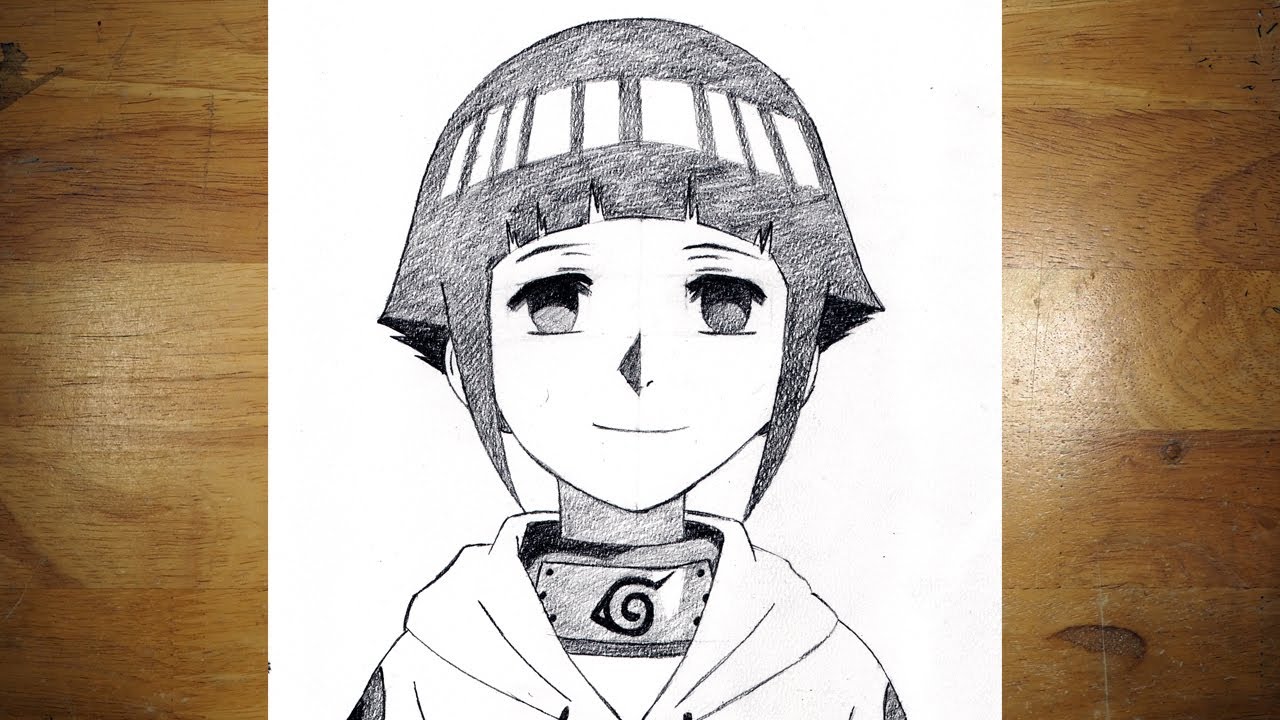 Anime Drawing | How to Draw Hinata Hyuga Easy | Pencil Sketch