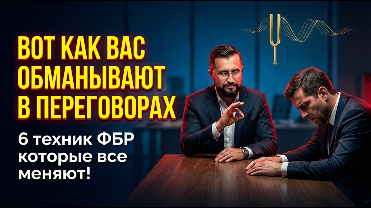 Продвинутые техники переговоров ФБР от Криса Восса: якоря, цена и управление рамками в бизнесе + НЛП