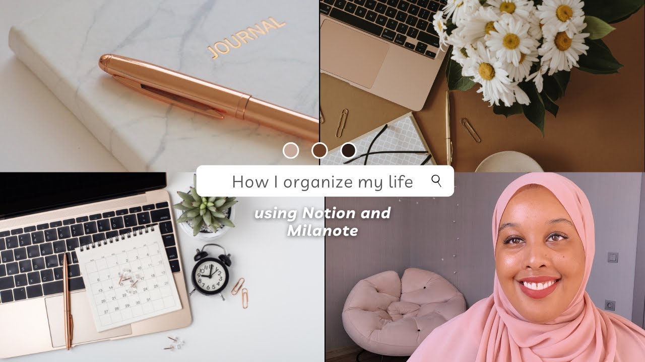 How I organize my life | using Notion + Milanote
