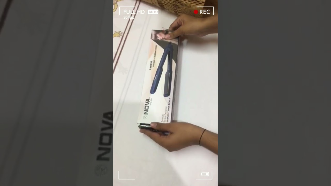 #unboxing nova hair straightner #nykaareview #newvideo