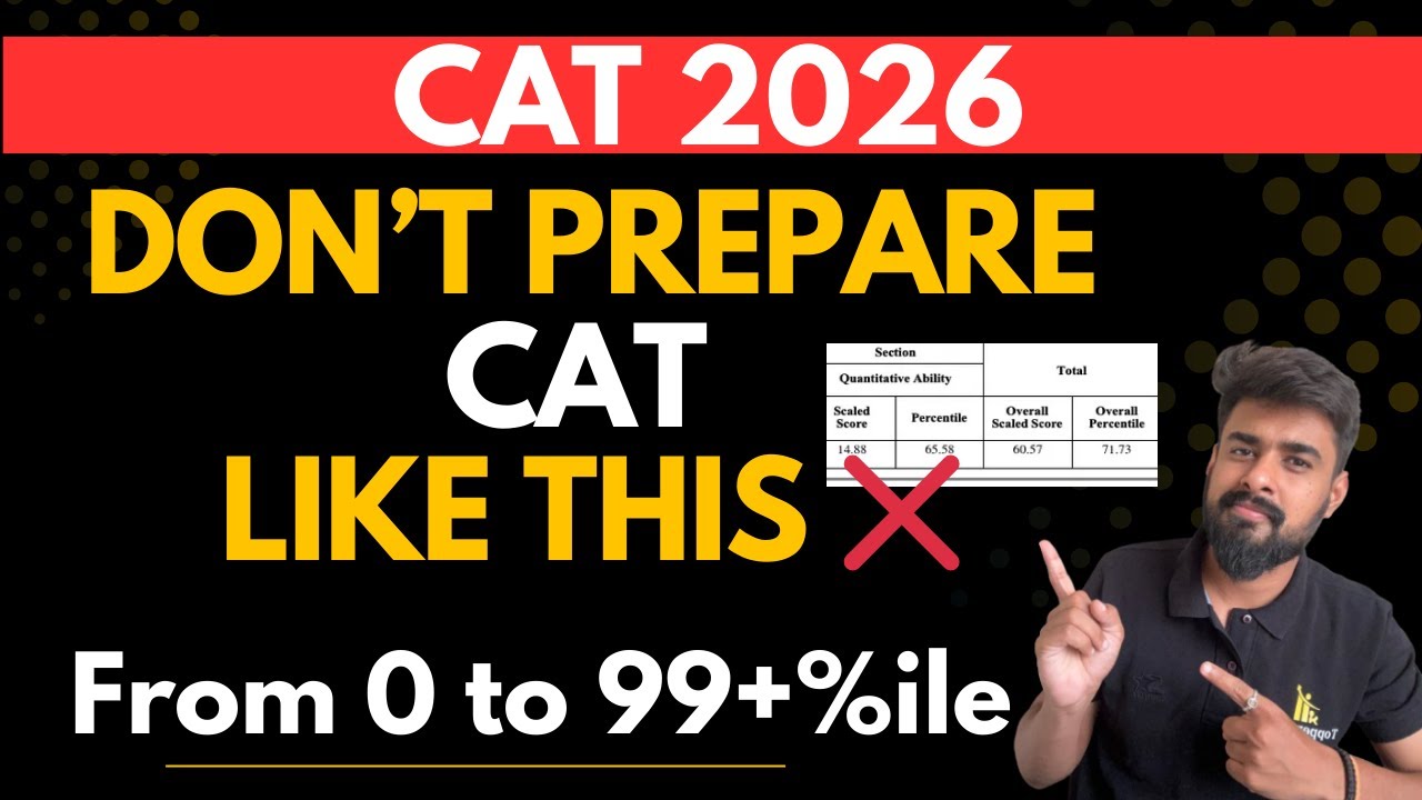 “How to Crack CAT 2026 in First Attempt | Section-wise Strategy & Time Management”