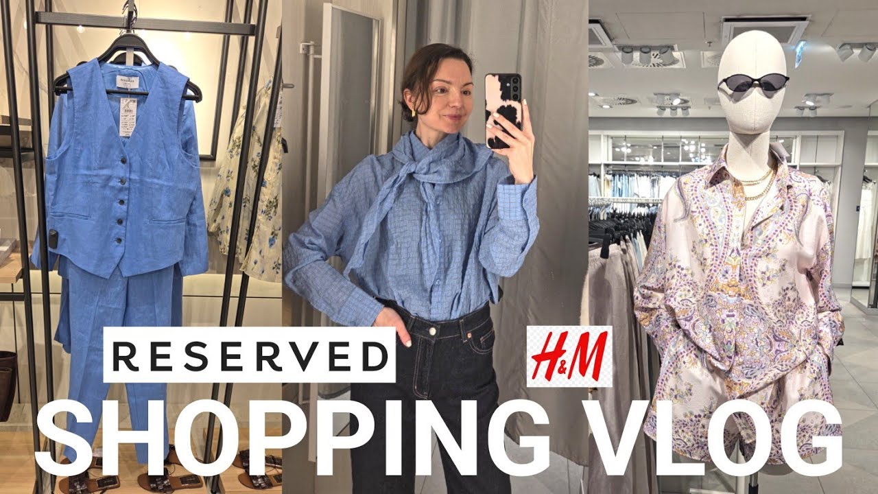 Shopping VLOG | Новинки в RESERVED и H&M | Скидки в Stockmann 🤍 