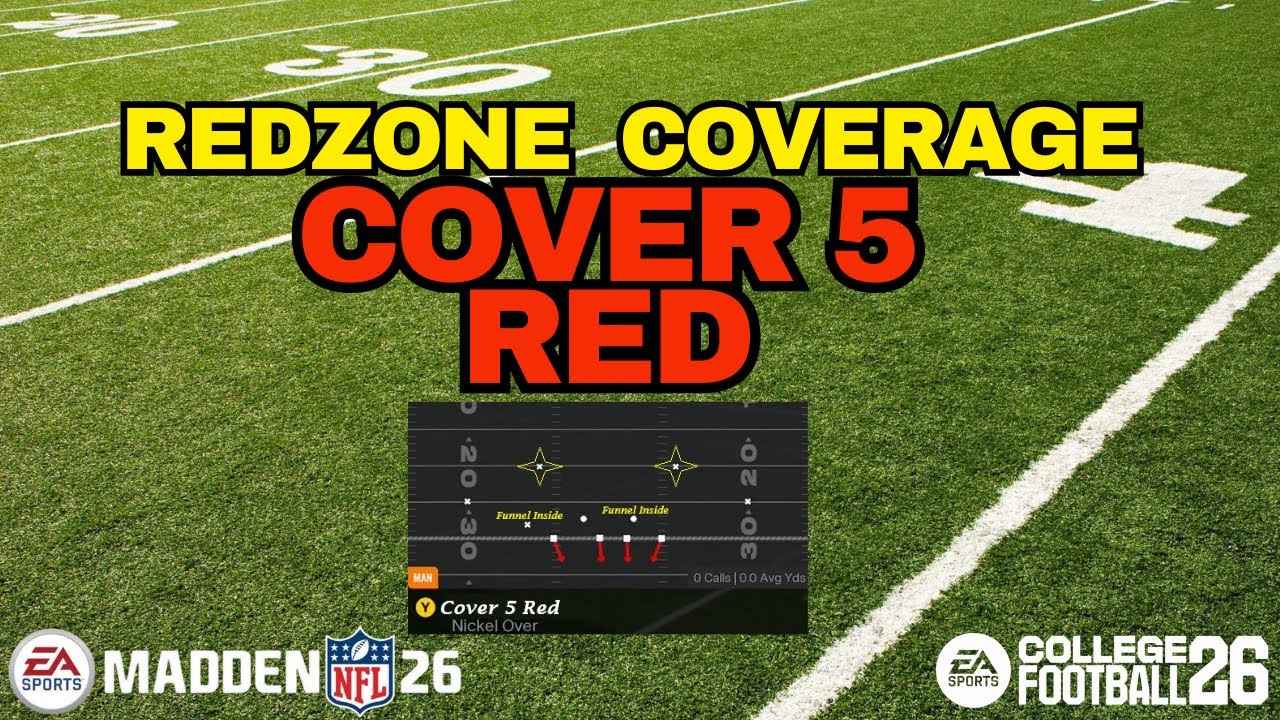 Защитное покрытие Redzone - Cover 5 Red - Madden 26