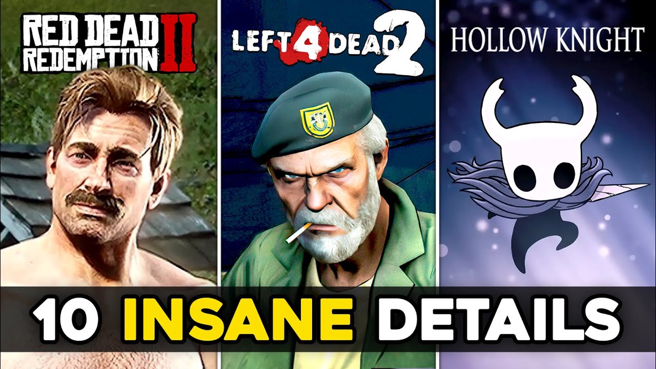 10 INSANE Details in Video Games (RDR2, Cyberpunk & More)