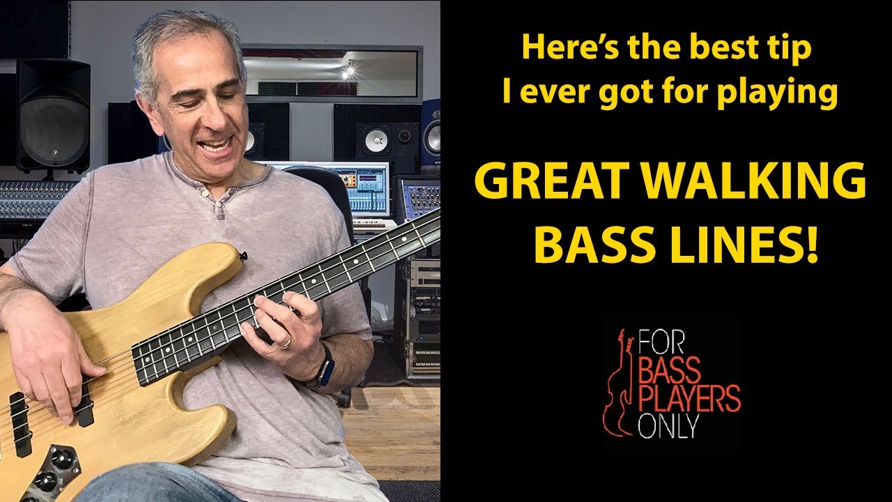 The best tip I ever got for playing walking bass lines!