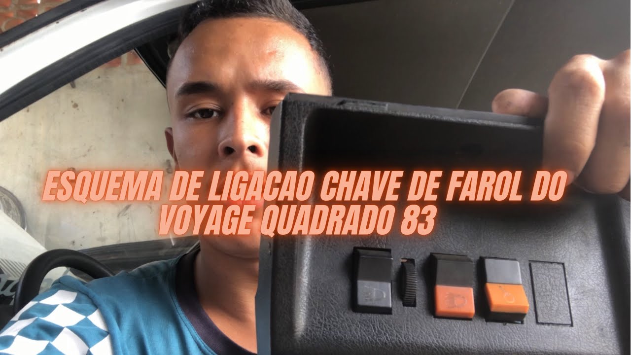 COMO LIGAR CHAVE DE FAROL DO GOL VOYAGE E ETC 80 a 88