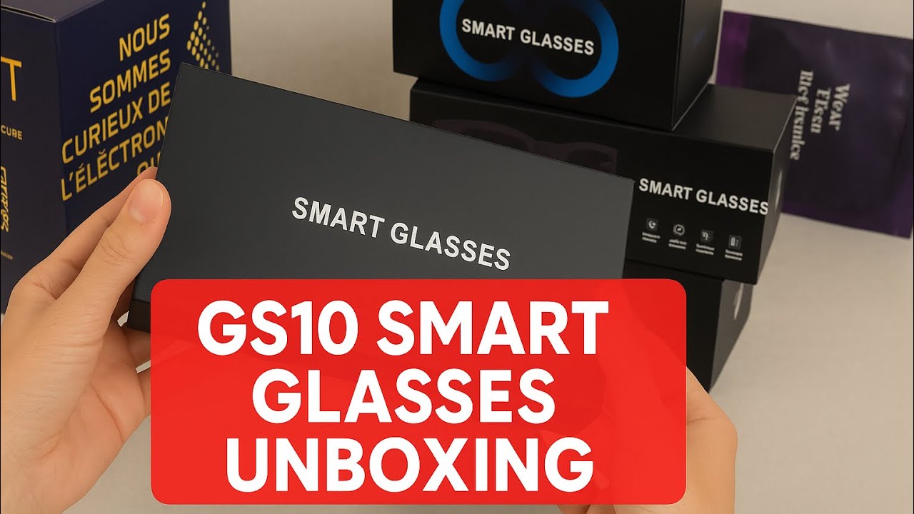 TUTT GS10 AI Smart Glasses Unboxing & First Look | AI Camera, Voice Assistant Real-Time Translation
