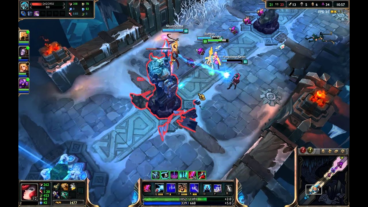 League Of Legends: Aram: Win!