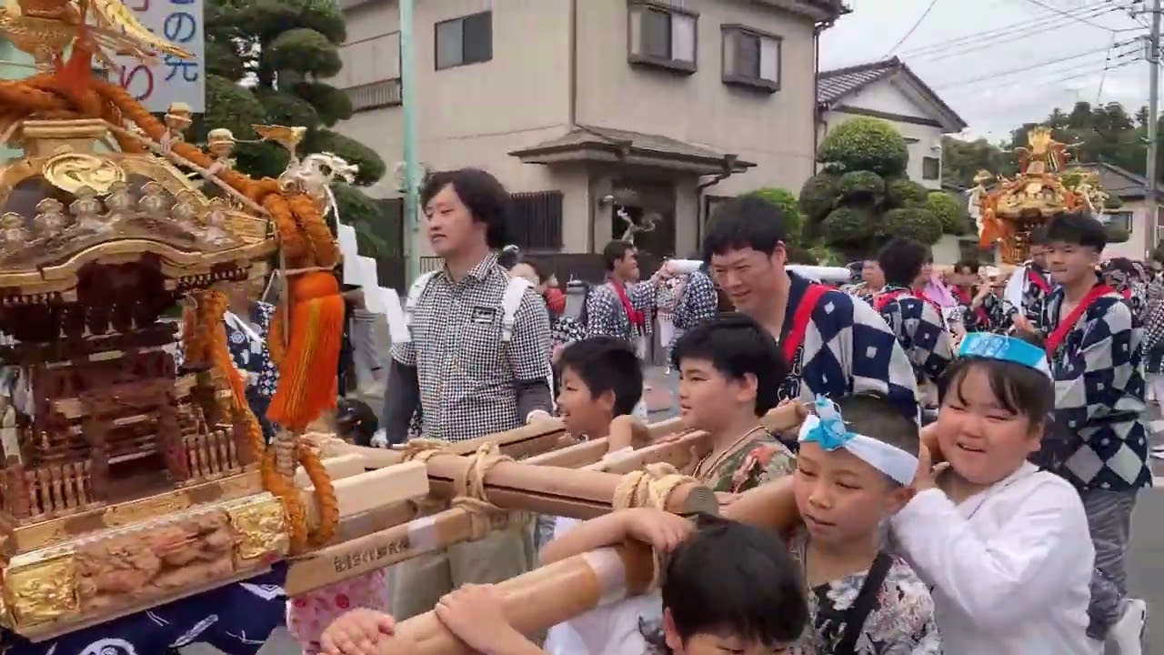 令和５年 八日市場東照宮例大祭 子供神輿修復記念お披露目渡御【2023.05.14】＠萬町親和會