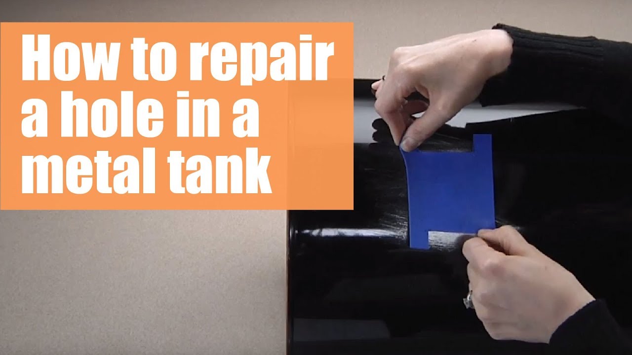 How to repair a hole in a metal tank - no welding | Tech-Bond