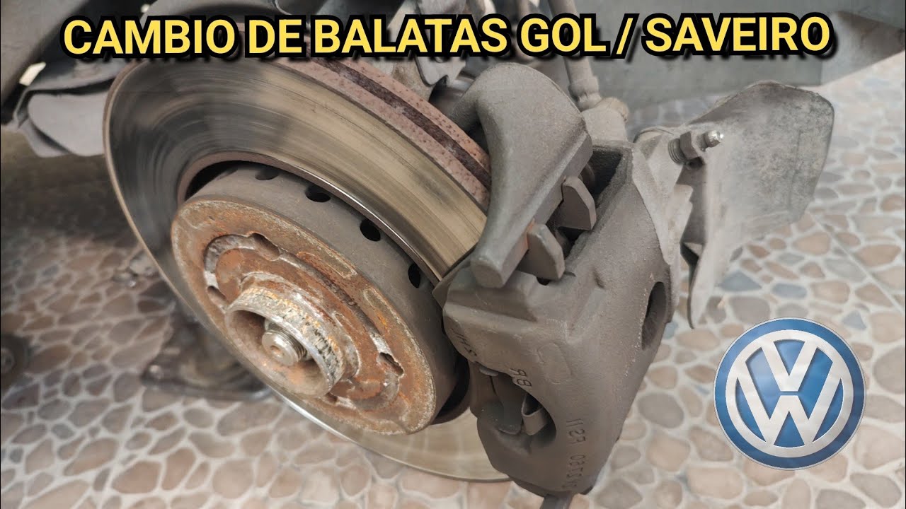 Cambió de balatas delanteras Vw Gol Saveiro // Cambiar pastillas de freno en Volkswagen Gol G5