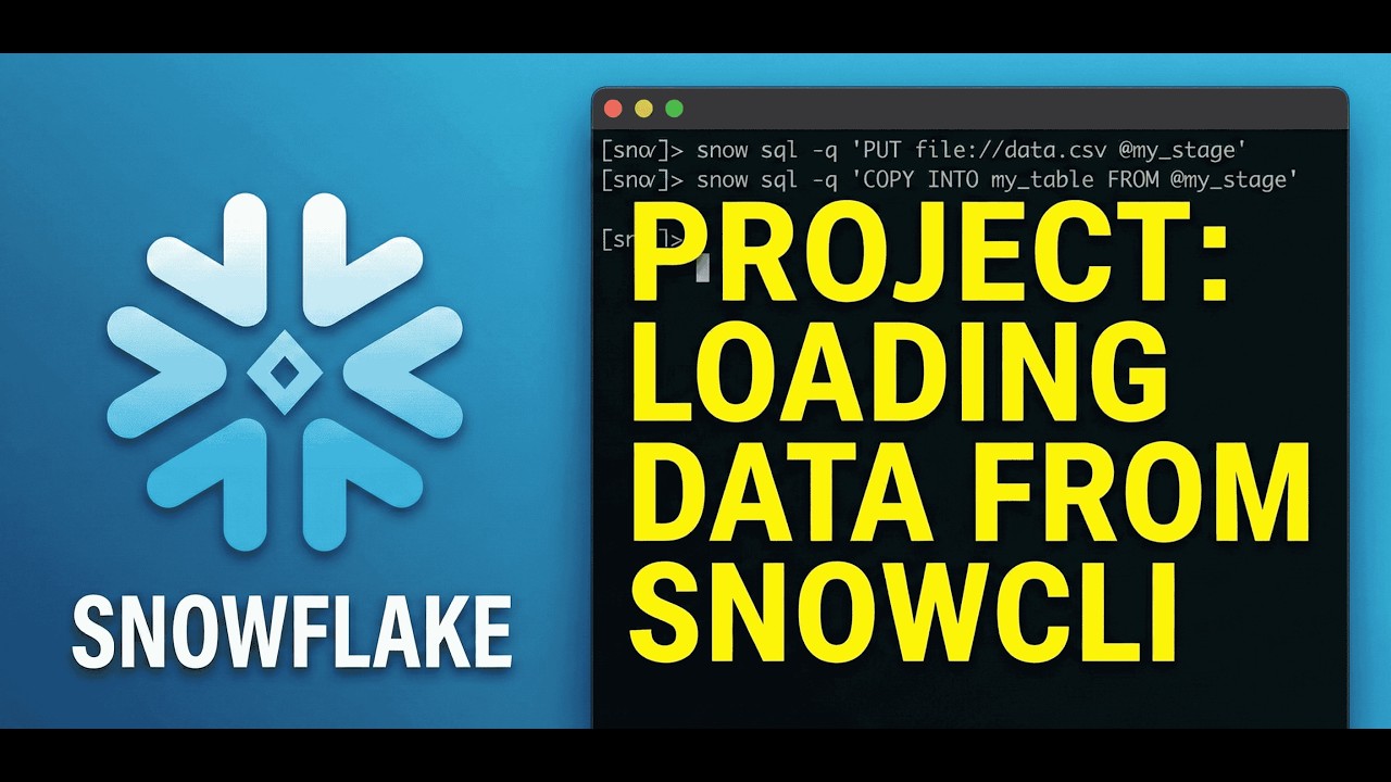 How to Load Data to Snowflake using SnowCLI (Step-by-Step Tutorial)