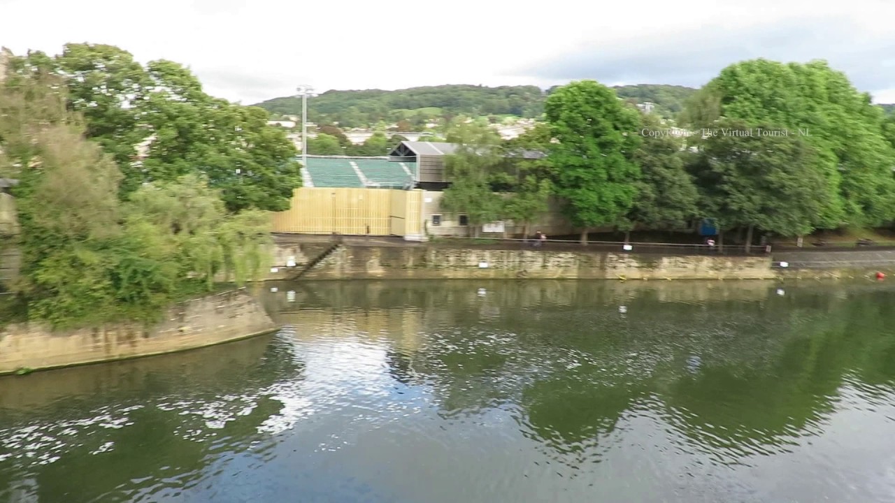 Bath in Somerset - The Parade Gardens to Pulteney Bridge