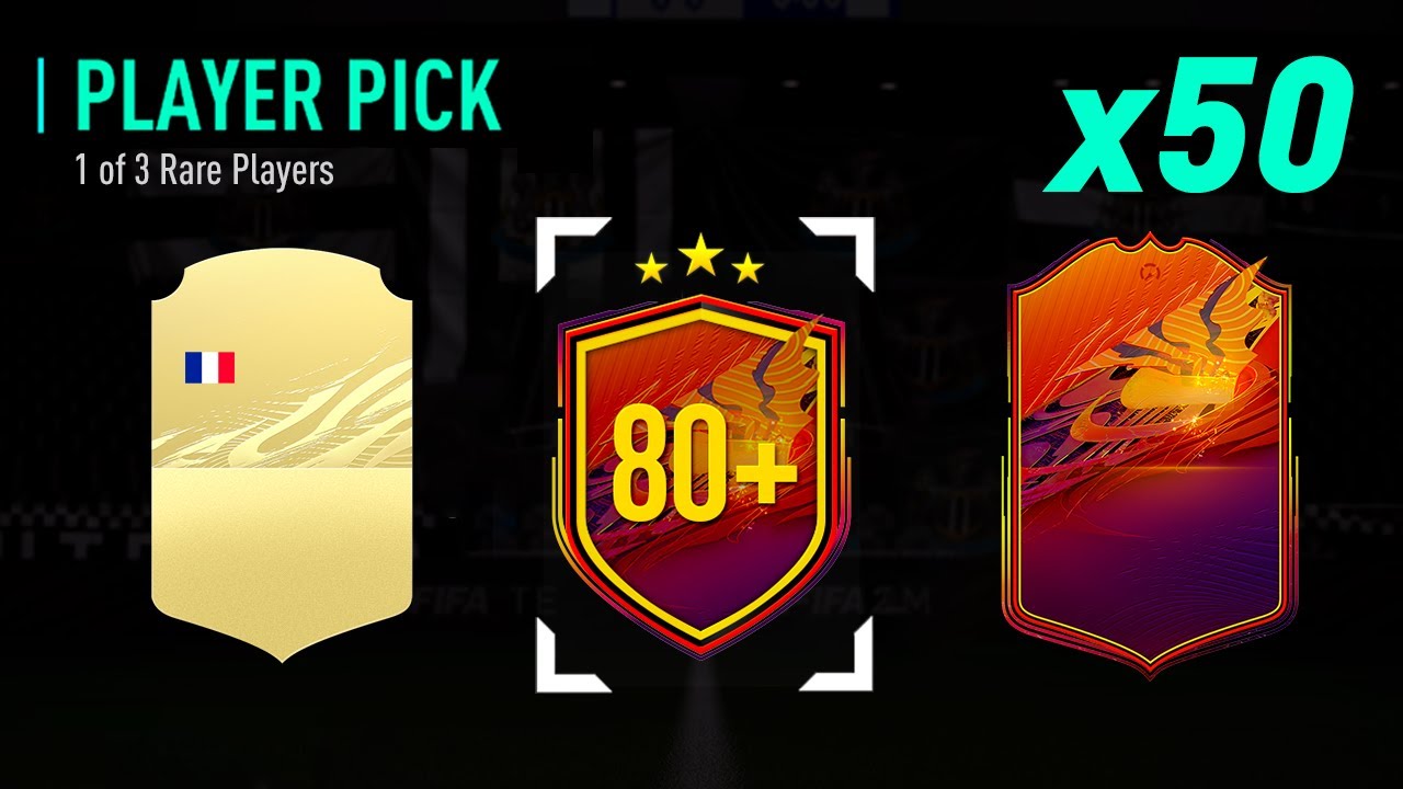 THESE ARE INSANE! 50X 80+ PLAYER PICKS! #FIFA21 ULTIMATE TEAM