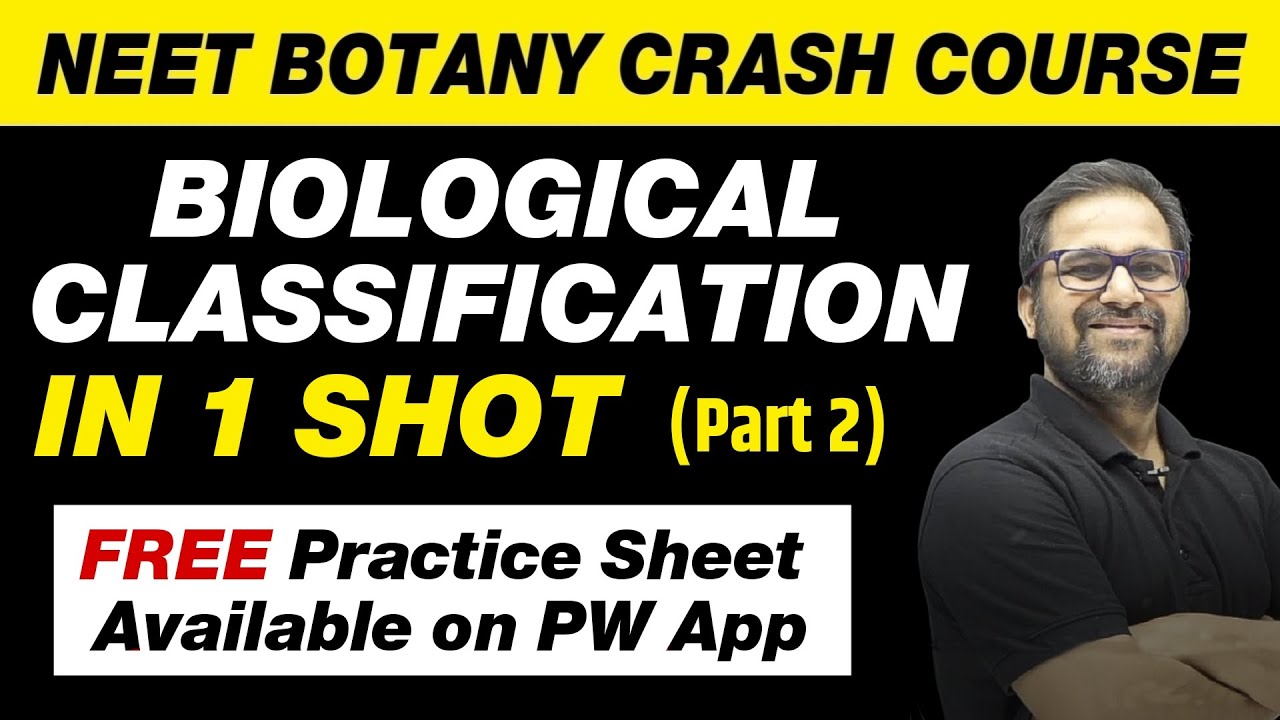 Biological Classification in 1 Shot (Part 2) - All Theory, Tricks & PYQs | Class 11 | NEET