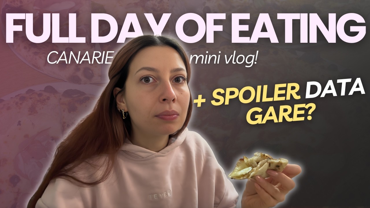 FULL DAY OF EATING con PIZZA + Lower Day e lo SPOILER sulla GARA | Mini VLOG Canarie