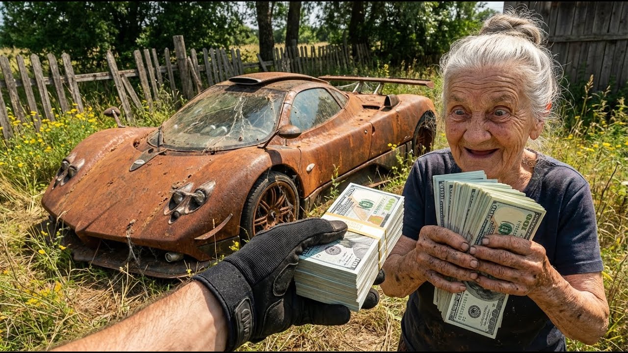 Found an Abandoned $15,000,000 Pagani Zonda! | Full ASMR Car Restoration