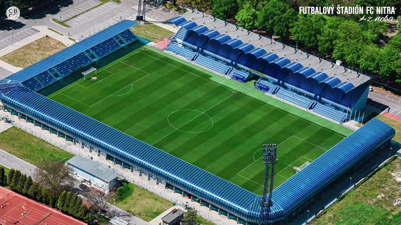 Futbalový štadión FC Nitra z neba
