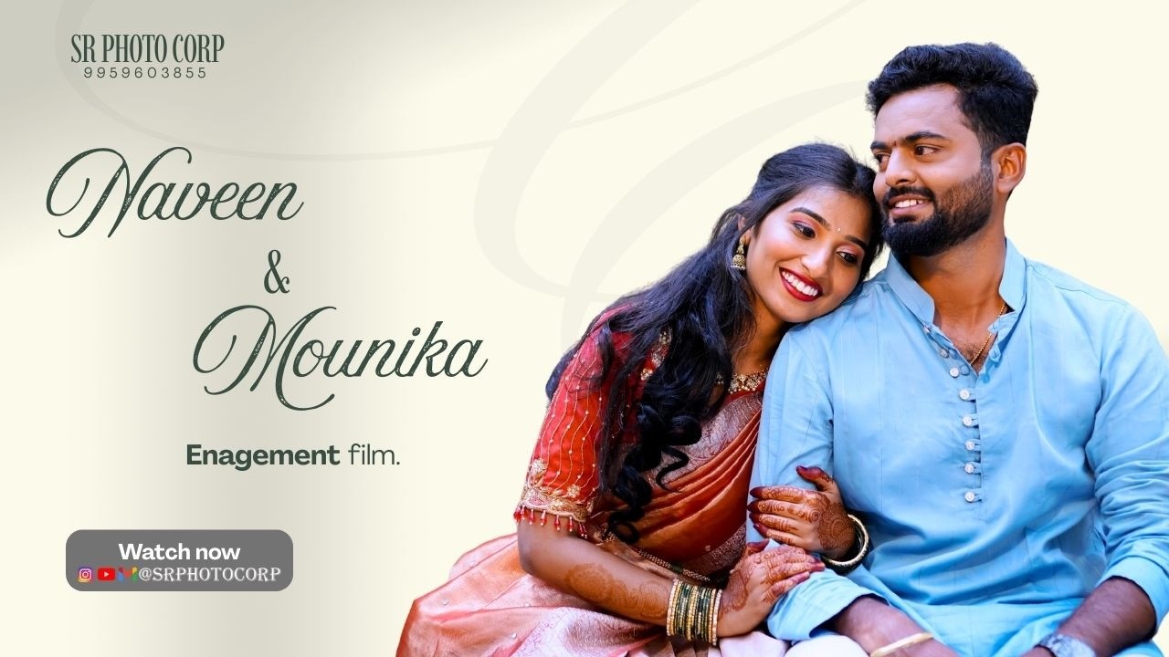 NAVEEN 💍 MOUNIKA ||SR PHOTO CORP9959603855 #engagement #ringceremony #cinematic #4k #viral #trending