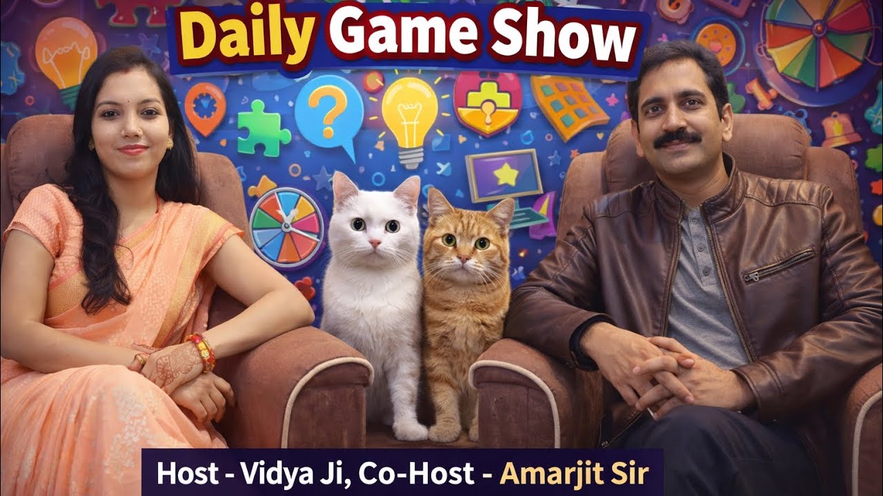 Daily Game Show , Host - Vidya ji
