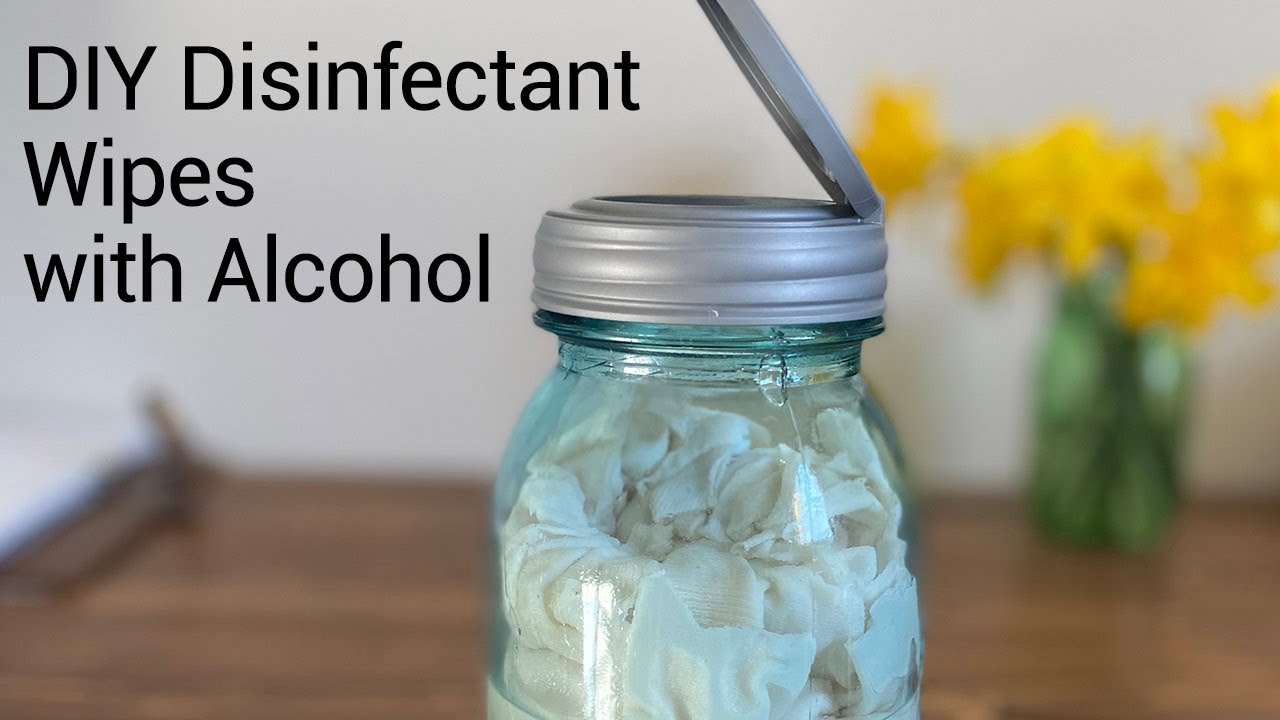 DIY Disinfectant Wipes with Alcohol | Easy Homemade Cleaning Wipes Hack