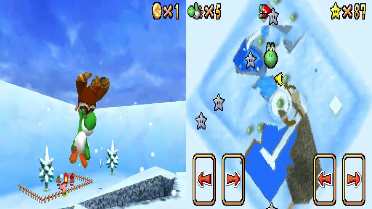 Super Mario 64 DS Gameplay Part 15 - Snowman's Land