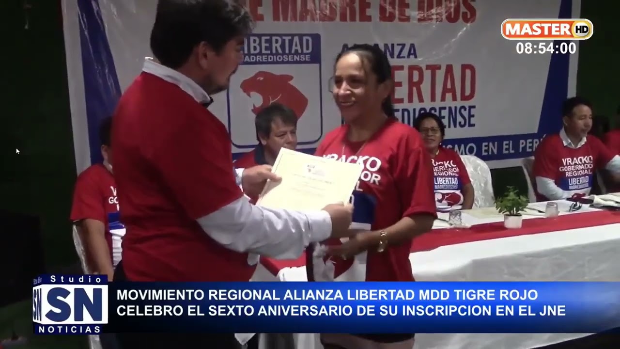 Freddy Vracko y Martin Chacacanta en aniversario del Tigre Rojo