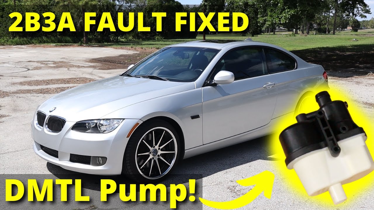 Как заменить насос DMTL E90/E92 (исправлен код неисправности 2B3A)