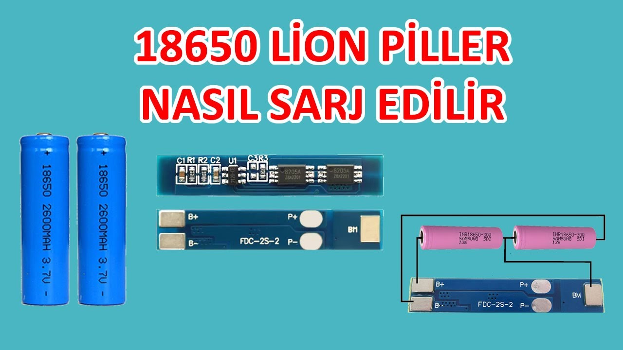 18650 2S Lion Sarj Devresi-18650 Lion 2S FCD-2S-2 Sarj Mod&uuml;l&uuml;