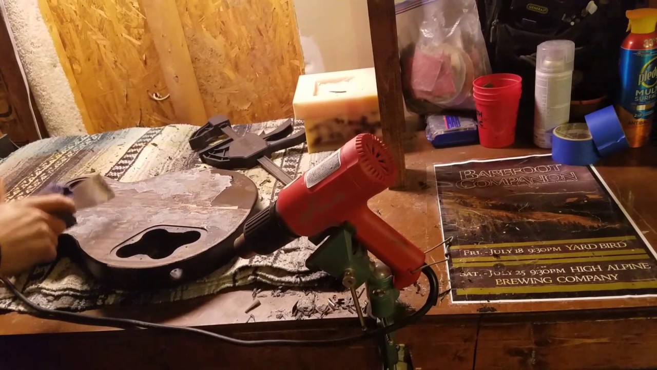 Stripping poly finish off guitars