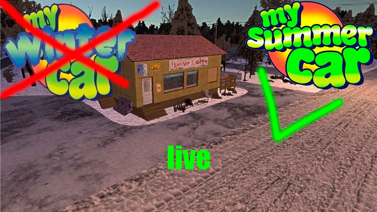 СТРИМ! Играем в MY SUMMER CAR!  +смотрим видео