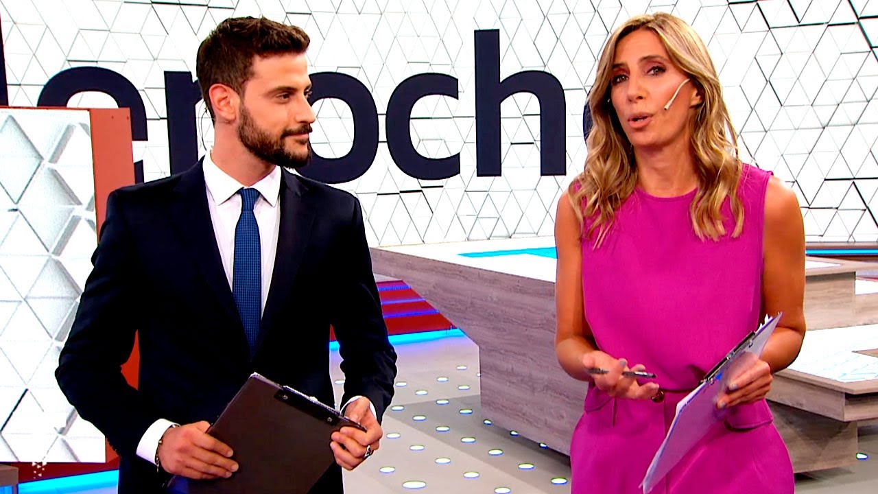 Diego Leuco y Luciana Geuna emocionados dieron la bienvenida al nuevo Telenoche