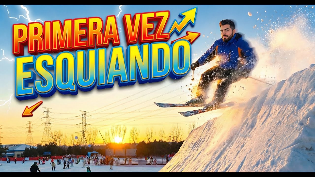 COMO APRENDER A ESQUIAR EN 1 DÍA (SALE MAL) | VLOG - MI PRIMERA VEZ EN SKI