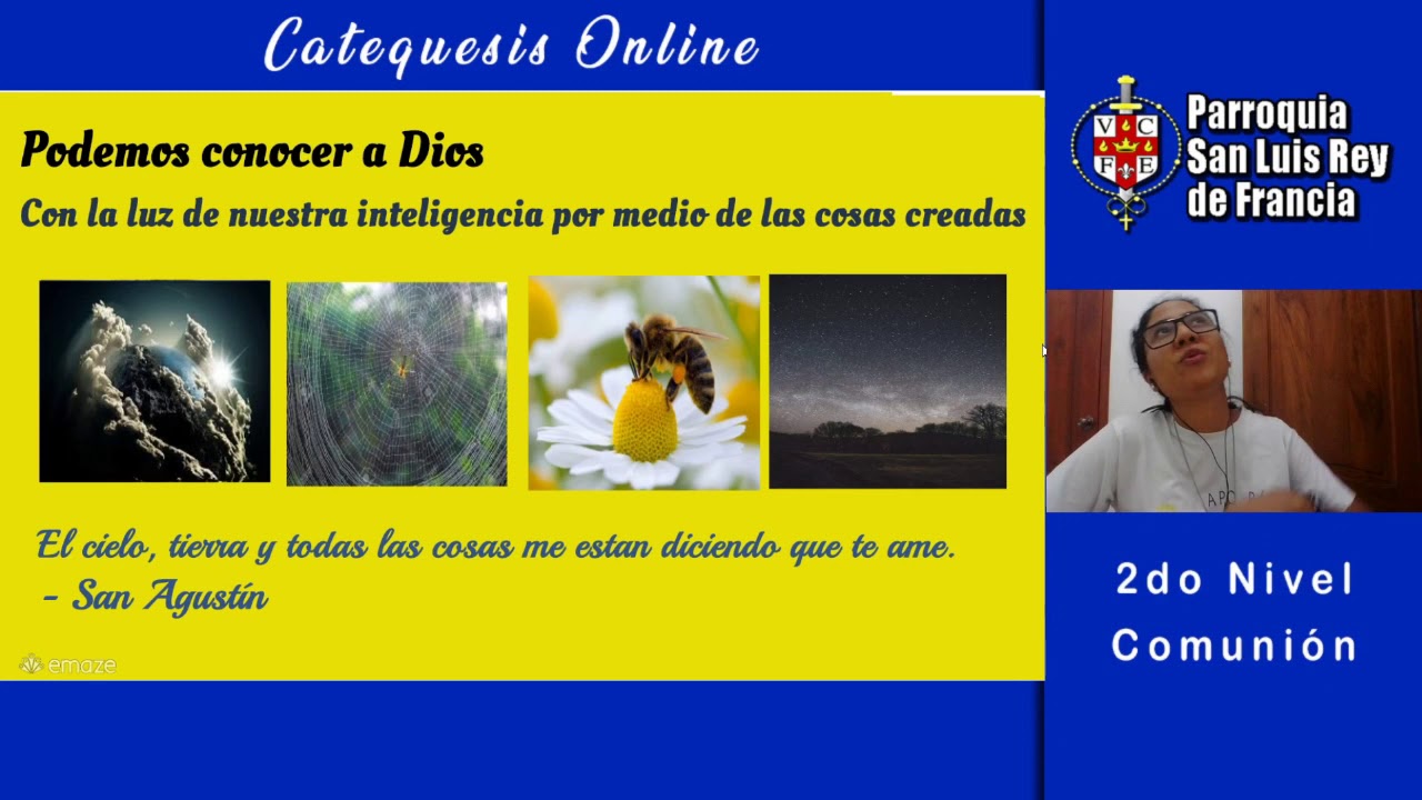 Catequesis Online | Conocimiento Natural de Dios - 2do Comunion