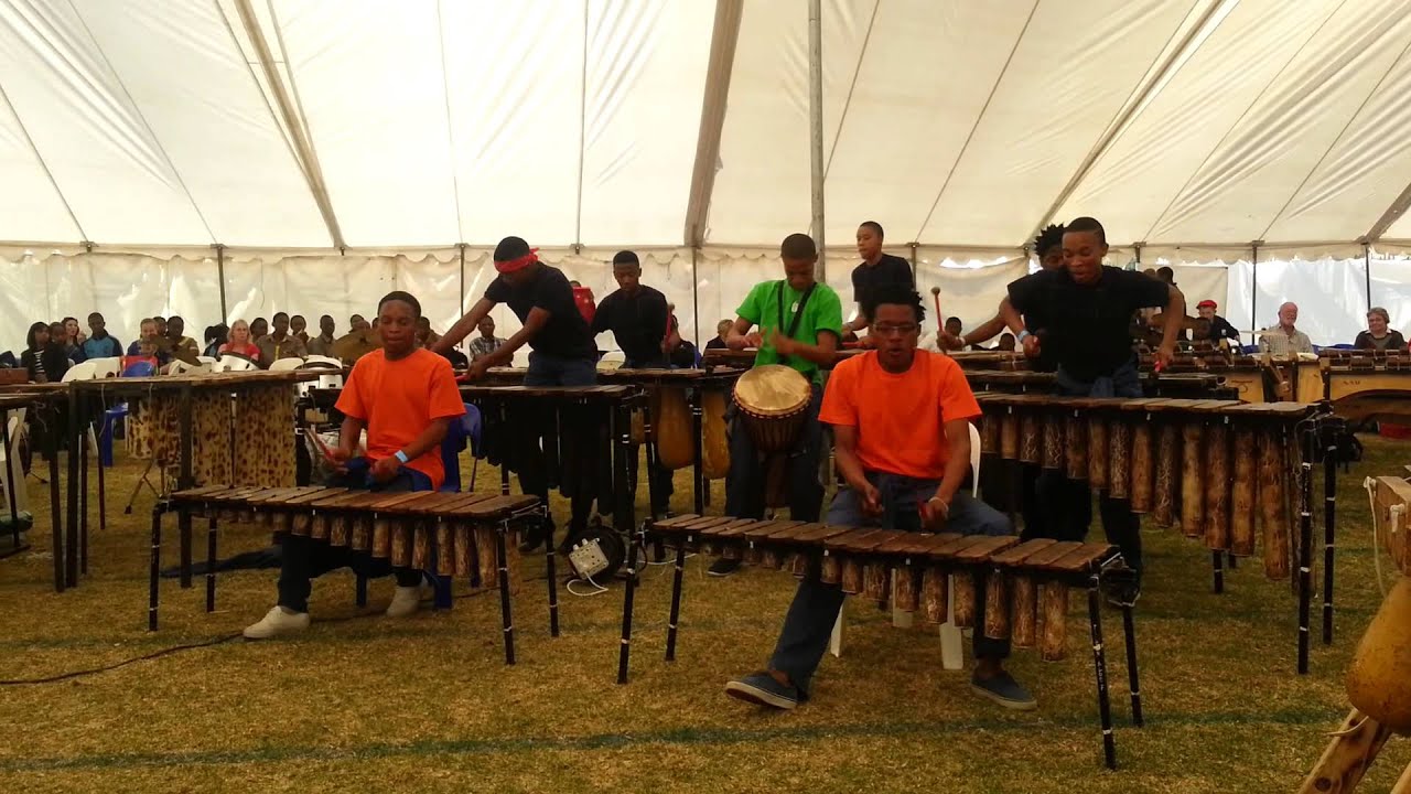 Tiger Kloof Marimba Band performing Mafikizolo remix
