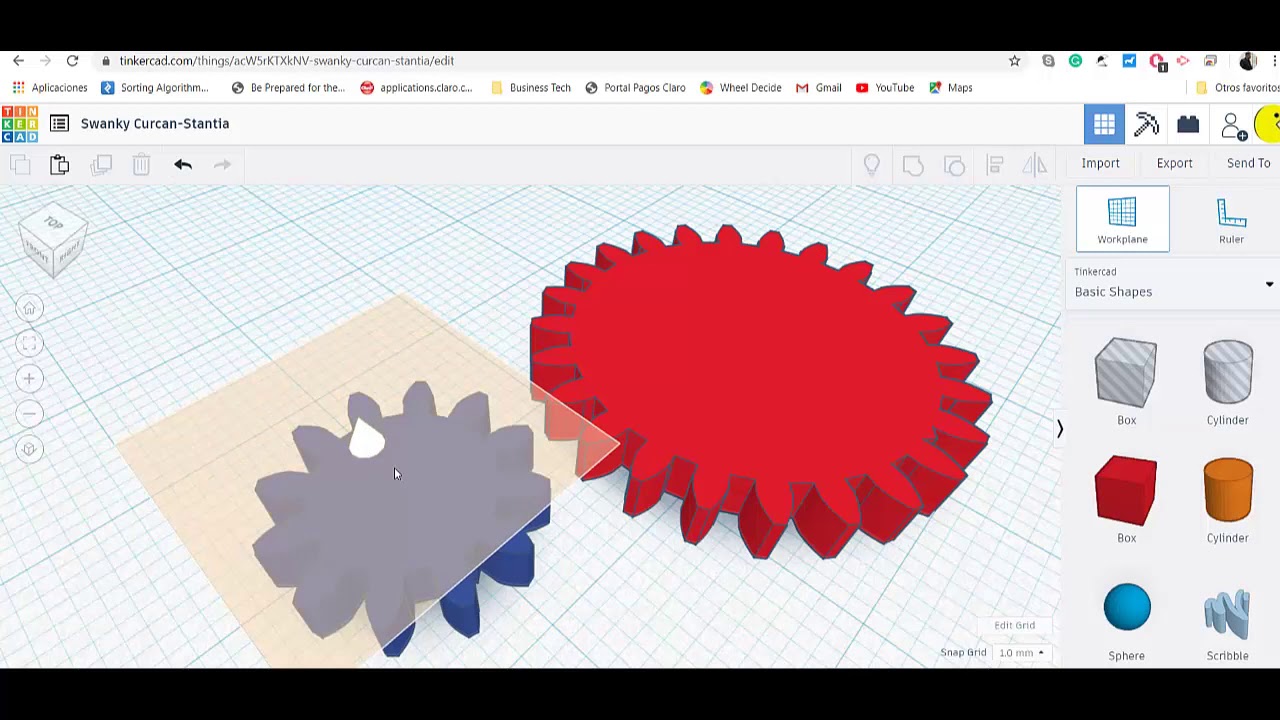Tinkercad Gears