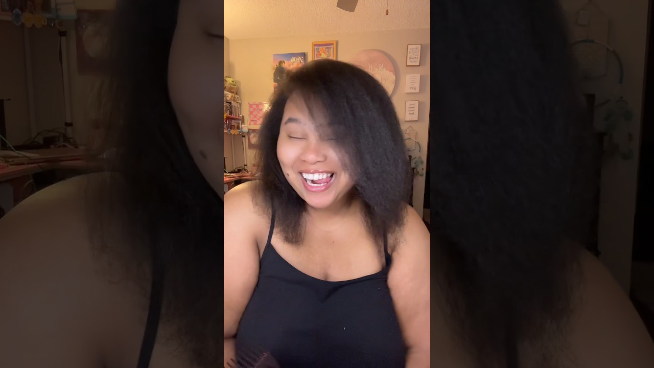 the natural hair is BACK! 🥰 