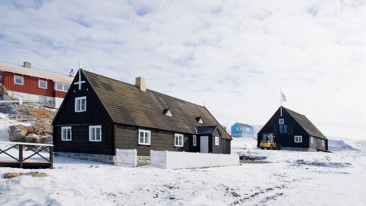 Historiske huse i Ilimanaq