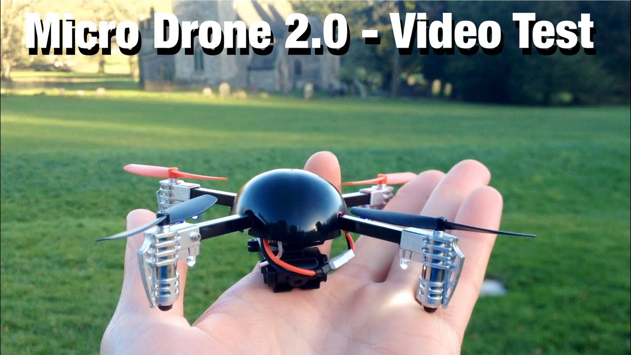 Micro Drone 2.0 - First Video Test Flight