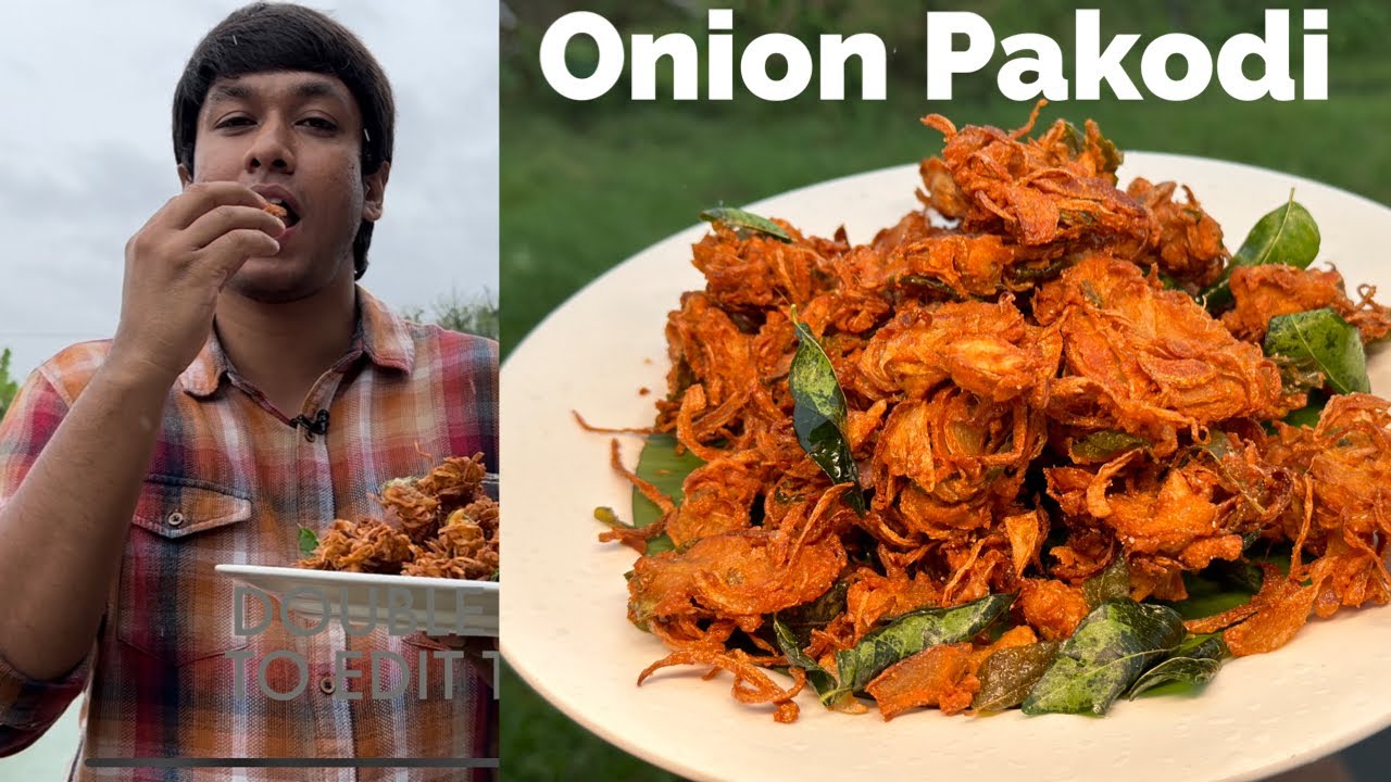 Onion Pakodi - ఉల్లిపాయ పకోడీ - వర్షాకాలం కి Perfect Snack Recipe - Powerchef Pranav Onion Pakodi